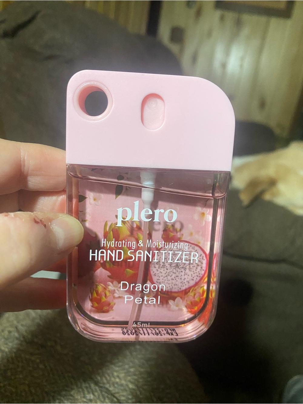 Plero Dragon Petal Hydrating Hand Sanitizer — Pink size: 45ml